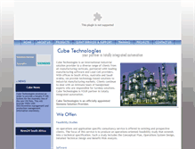 Tablet Screenshot of cubetechnologies.com.au
